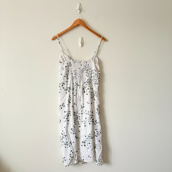 Aritzia Sunday Best Viola Bustier Midi Dress White Sail Blue Size Medium - Picture 7 of 9